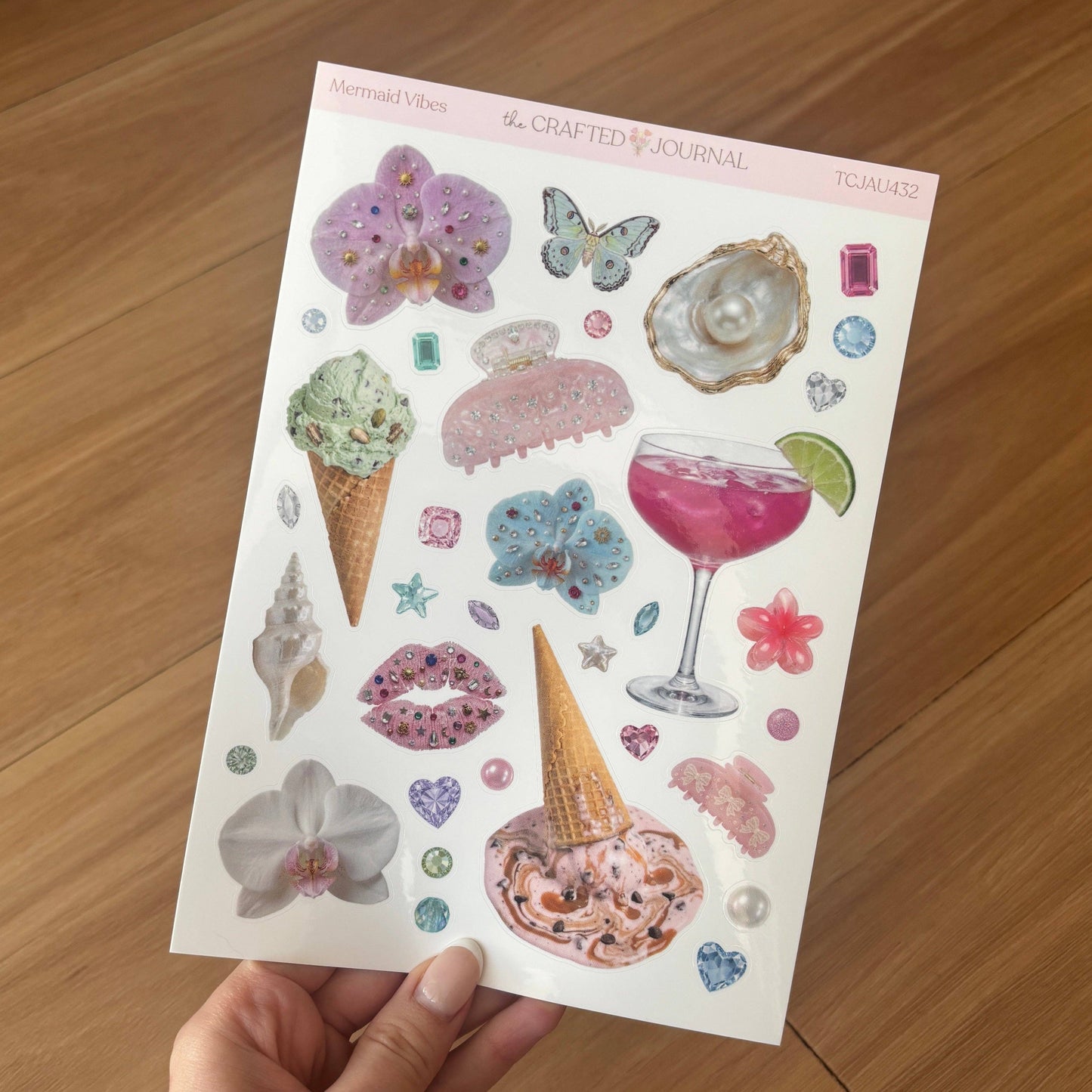 Mermaid Vibes Sticker Sheet