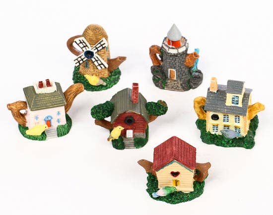 Luck dip Mini Birdhouse Teapots