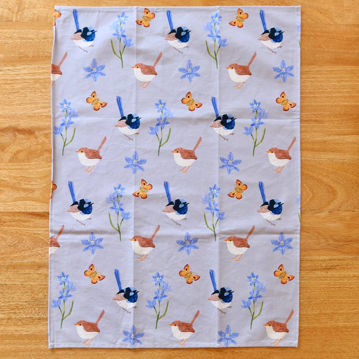 Fairy Wren Australian Tea Towel