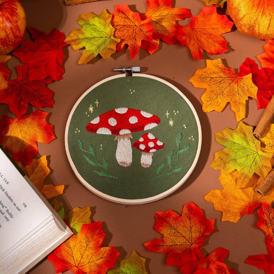 MAGICAL MUSHROOM - Embroidery Kit