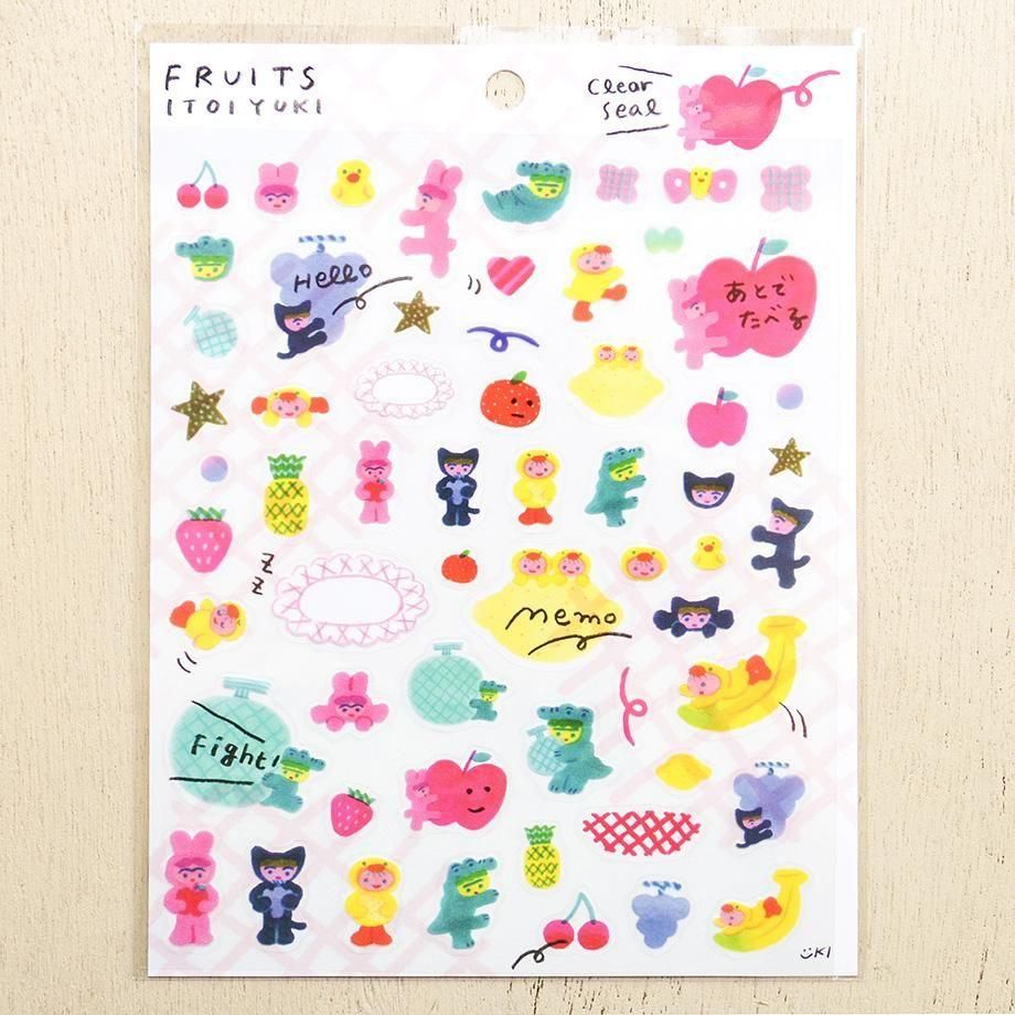 Yuki Itoi Sticker Fruits
