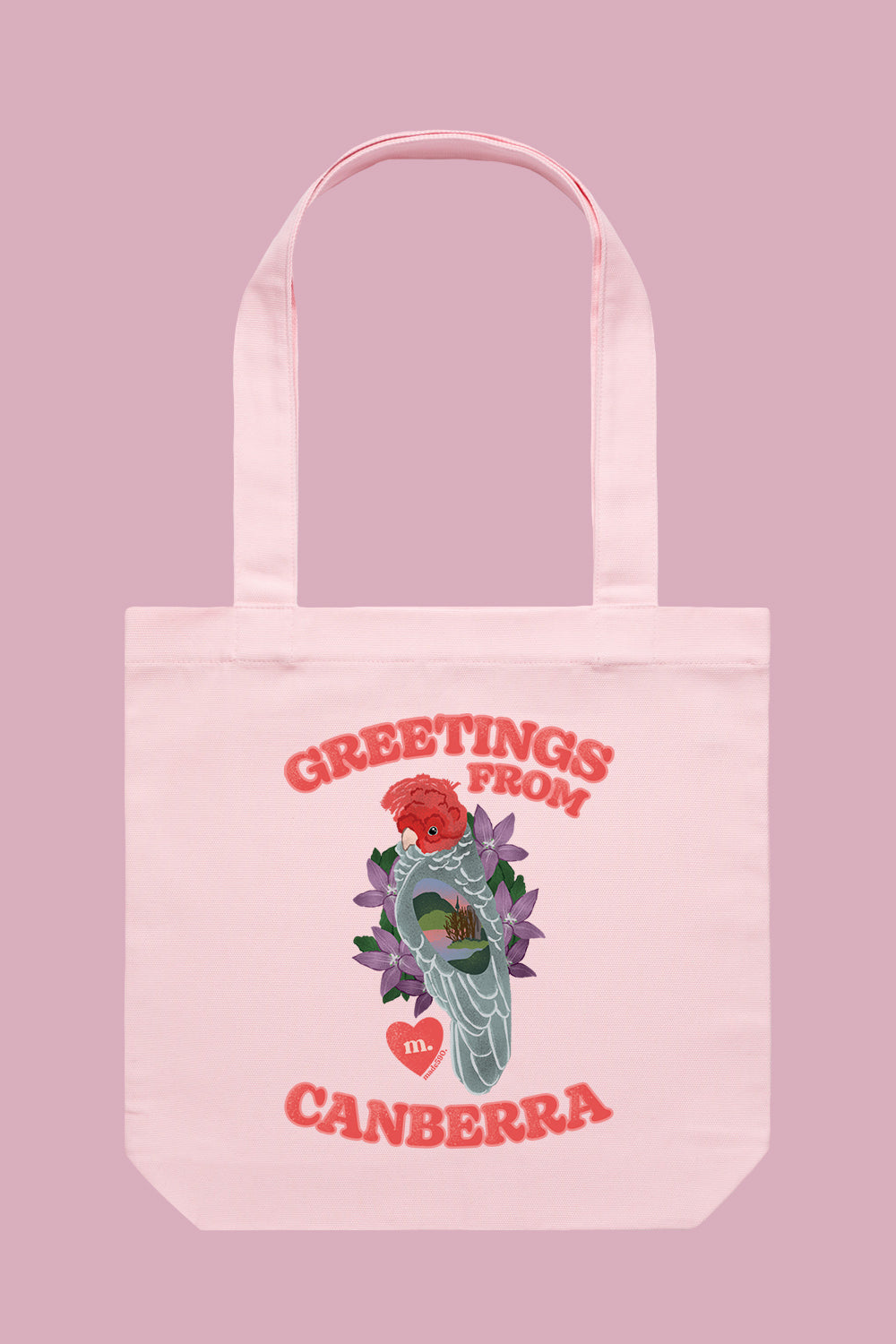 Greetings From Canberra Tote bag