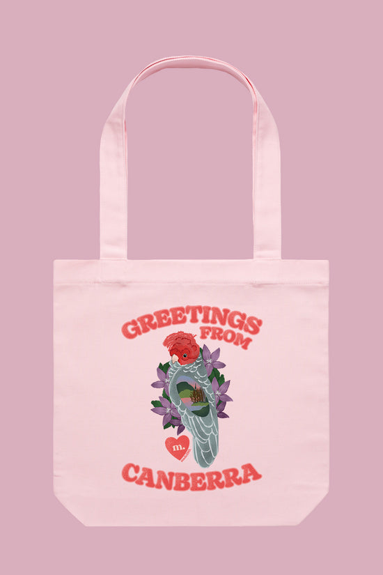 Greetings From Canberra Tote bag