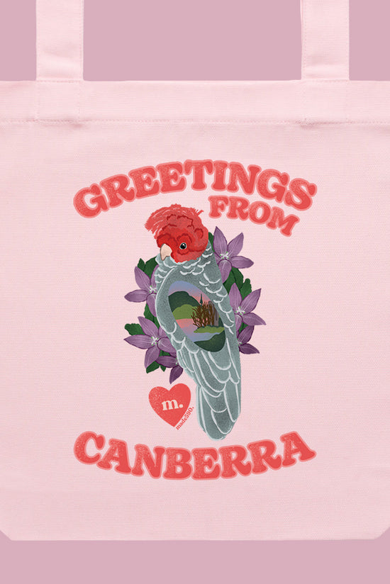Greetings From Canberra Tote bag