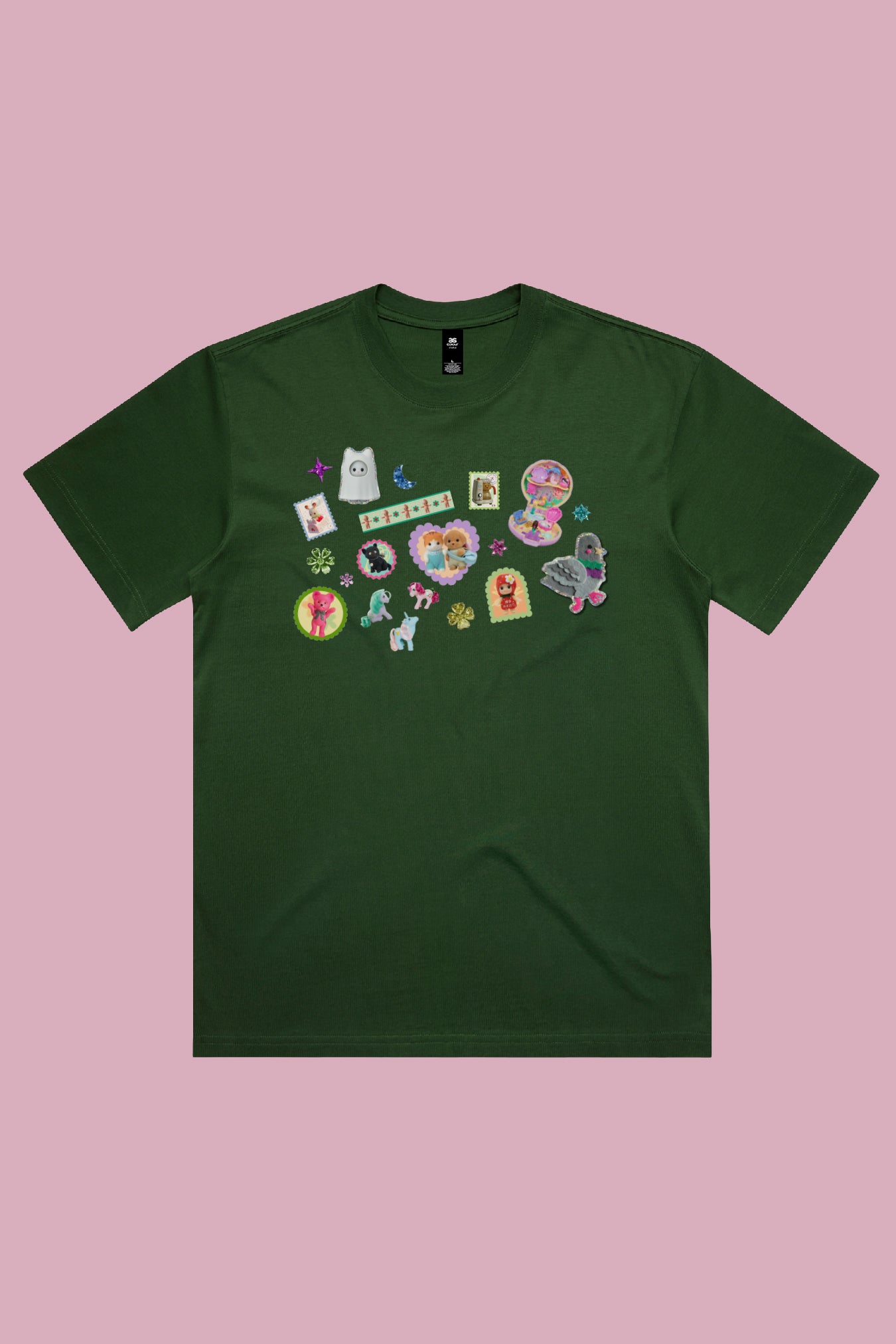 Shellflower Tee x Made590 Tee Forest