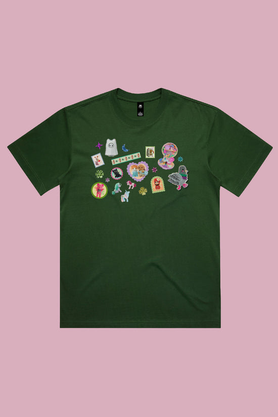 Shellflower Tee x Made590 Tee Forest