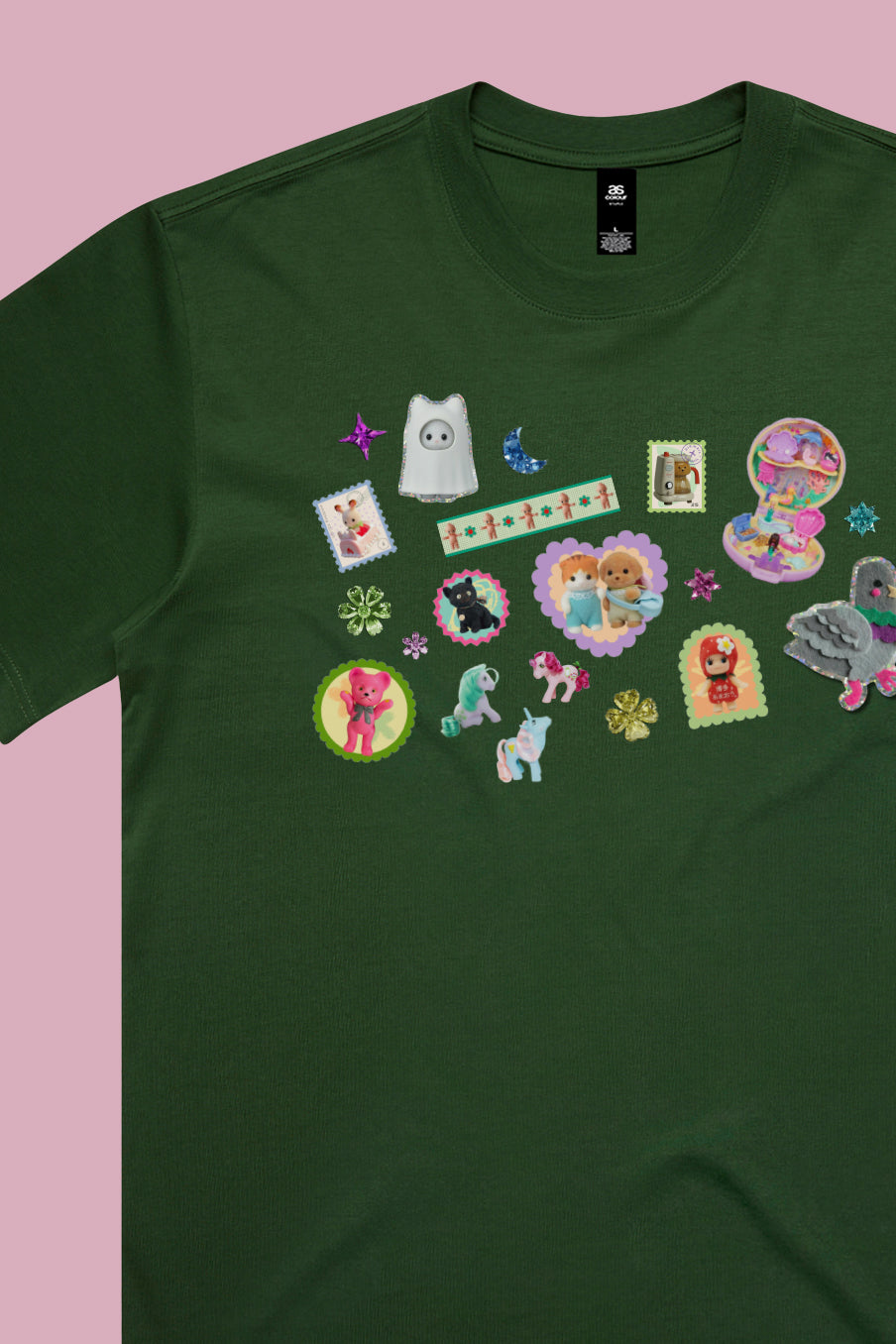 Shellflower Tee x Made590 Tee Forest