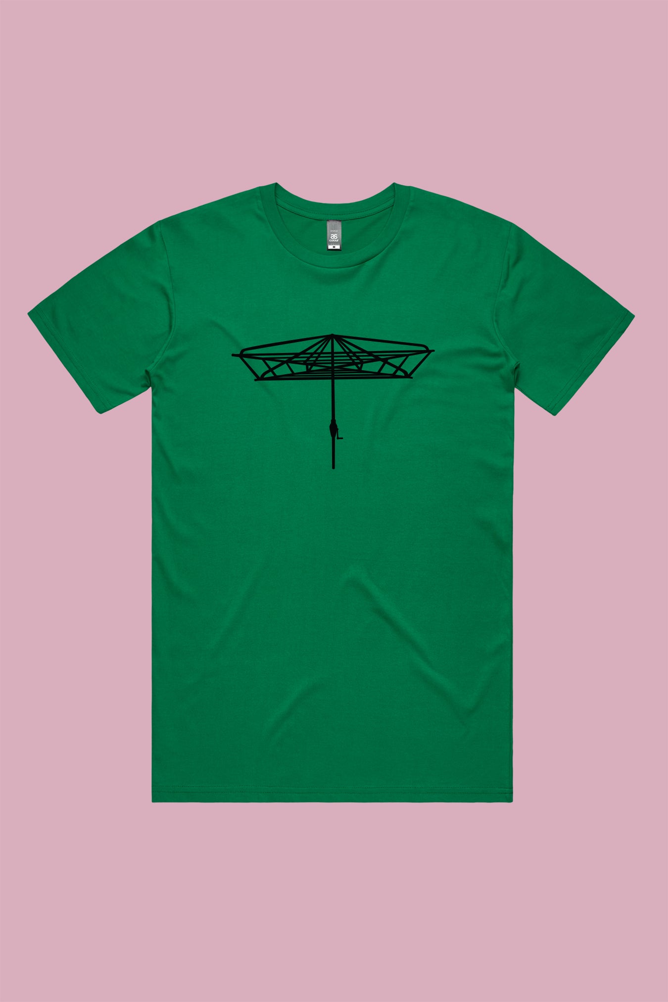 Hills Hoist Tee Grass Green