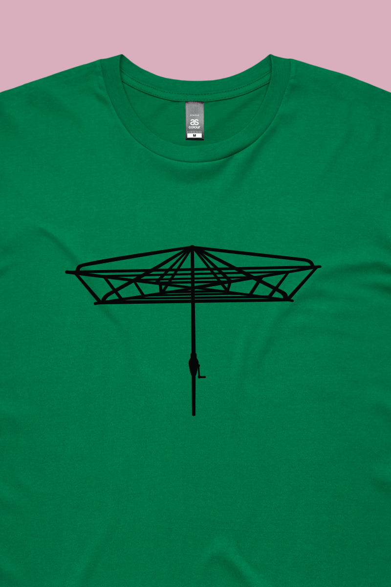 Hills Hoist Tee Grass Green