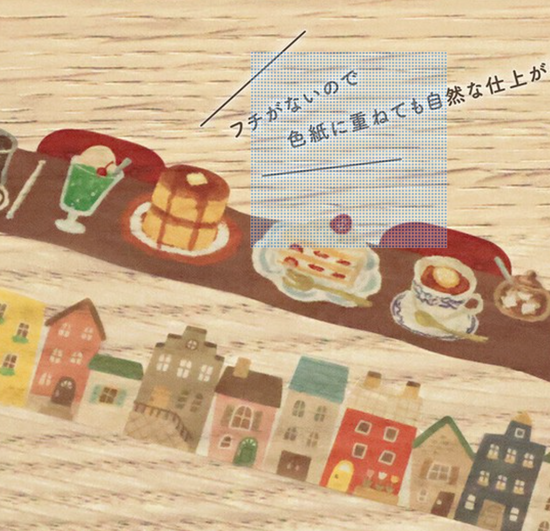 Mind Wave Edgeless Washi Tape Houses