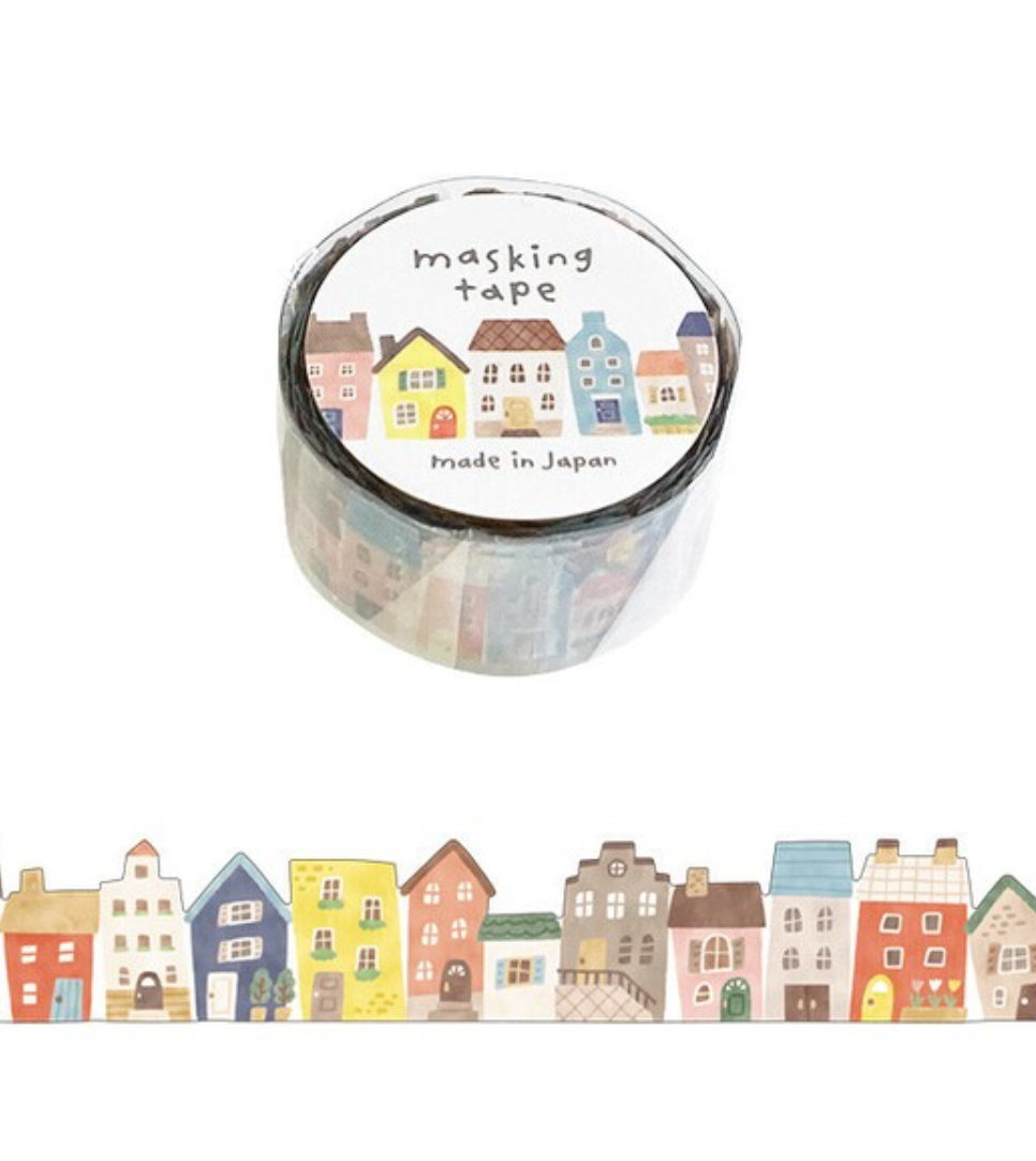 Mind Wave Edgeless Washi Tape Houses