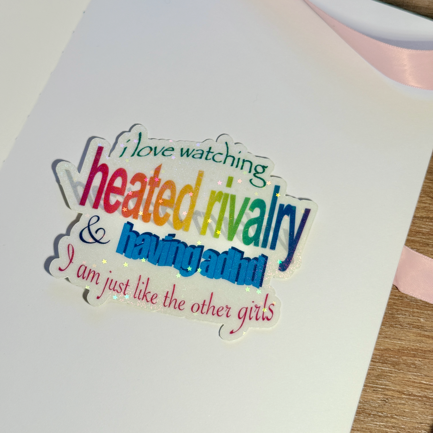 Just Like The Other Girls Vinyl Sticker