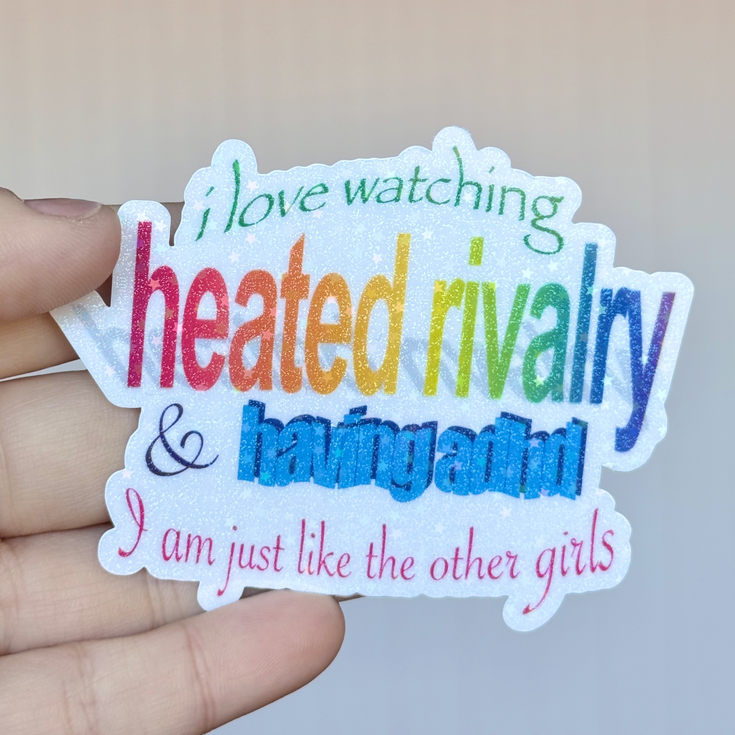 Just Like The Other Girls Vinyl Sticker