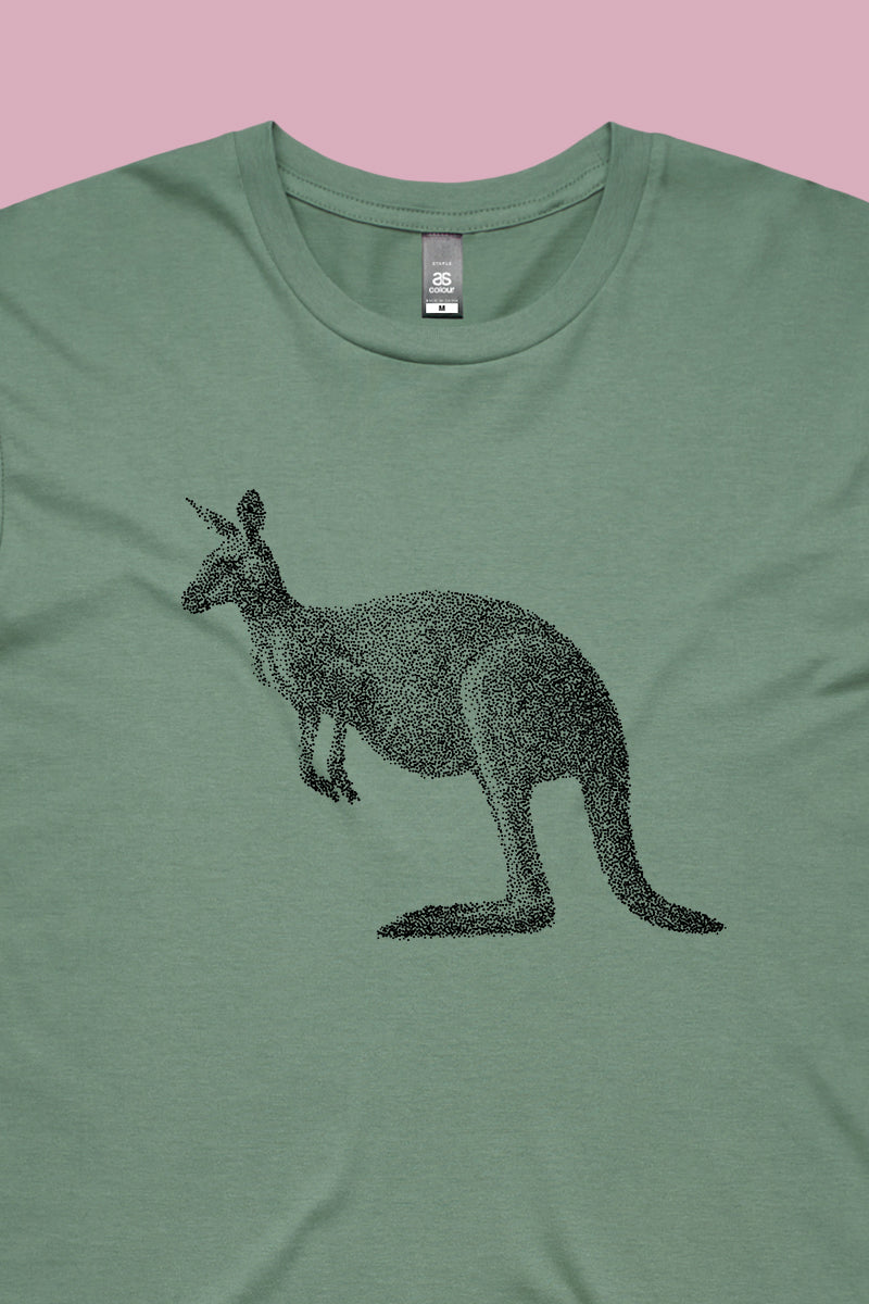 Dot the Kangaroo Tee Sage