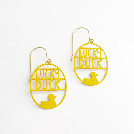 Mini Lucky Duck Dangles Yellow