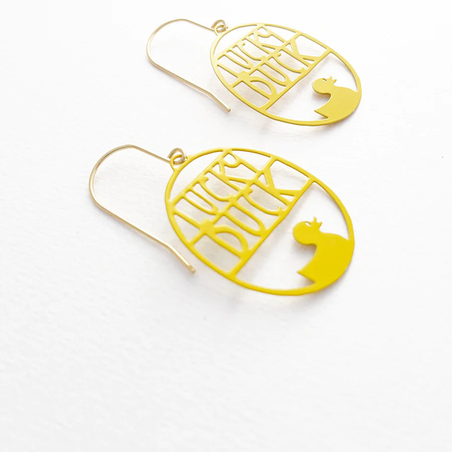 Mini Lucky Duck Dangles Yellow