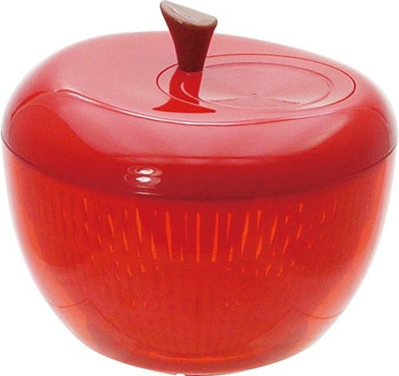 Cute apple salad spinner Red