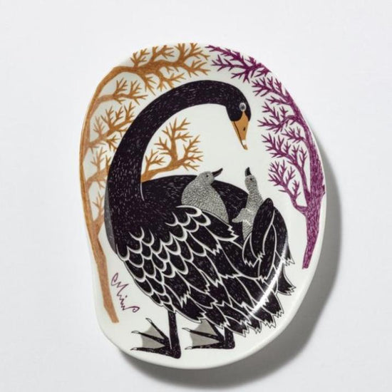 Morita MiW Small Plate Black Swan