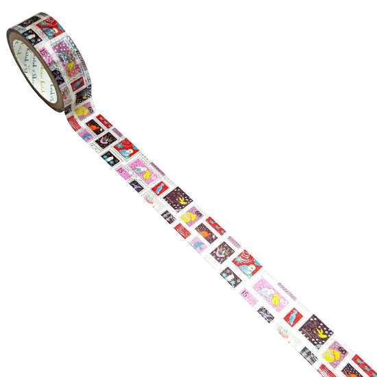 Shinzi Katoh Washi Tape Parakeet Stamp