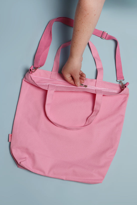 Pass the Pasta Tote Pink