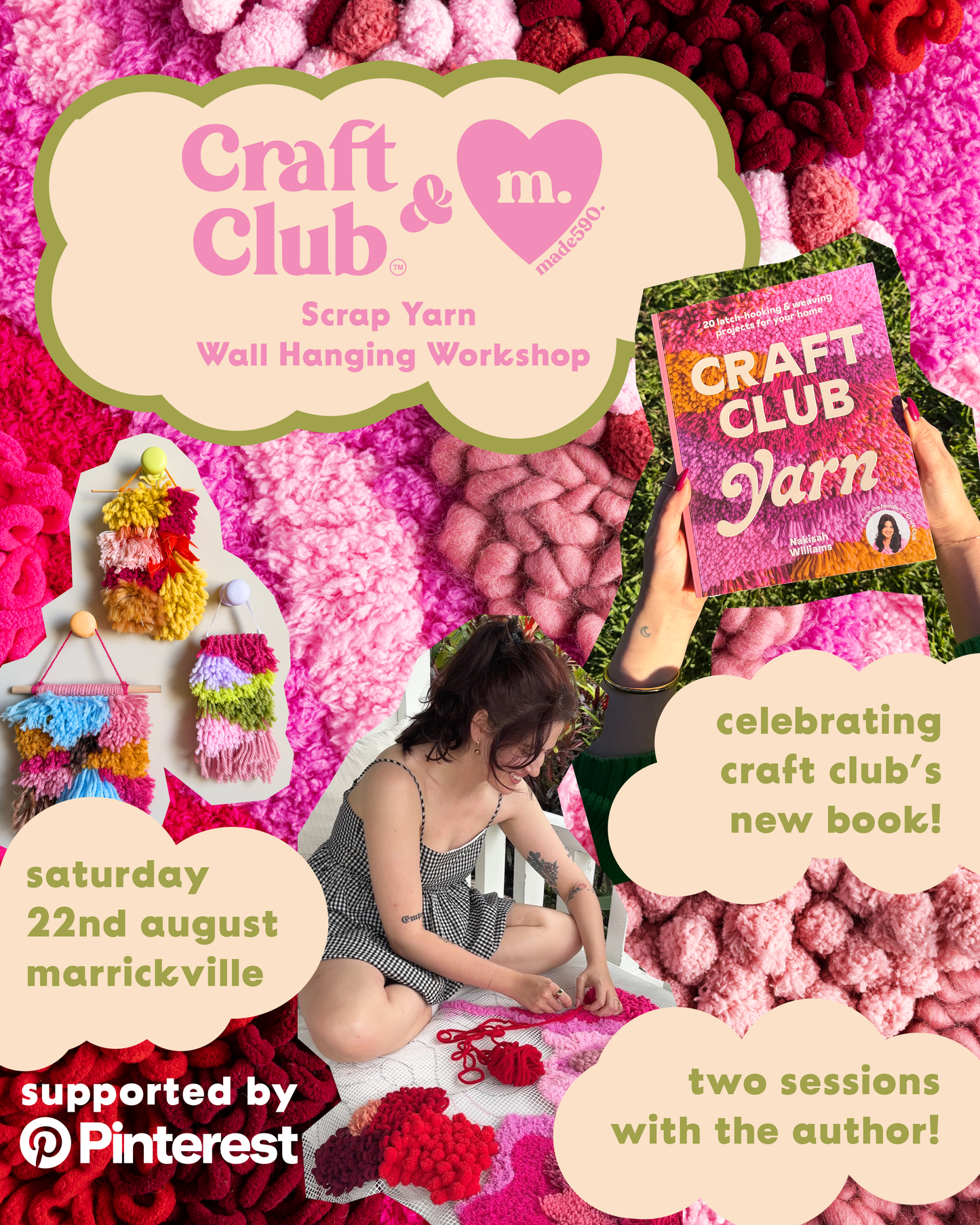 Craft Club x Made590 | Scrap Yarn Wall Hanging Workshop 🪡