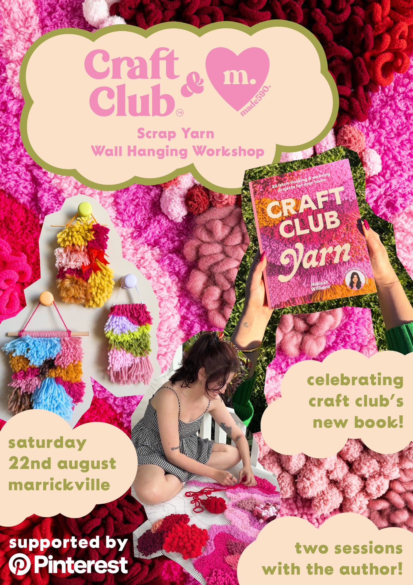 Craft Club x Made590 | Scrap Yarn Wall Hanging Workshop 🪡