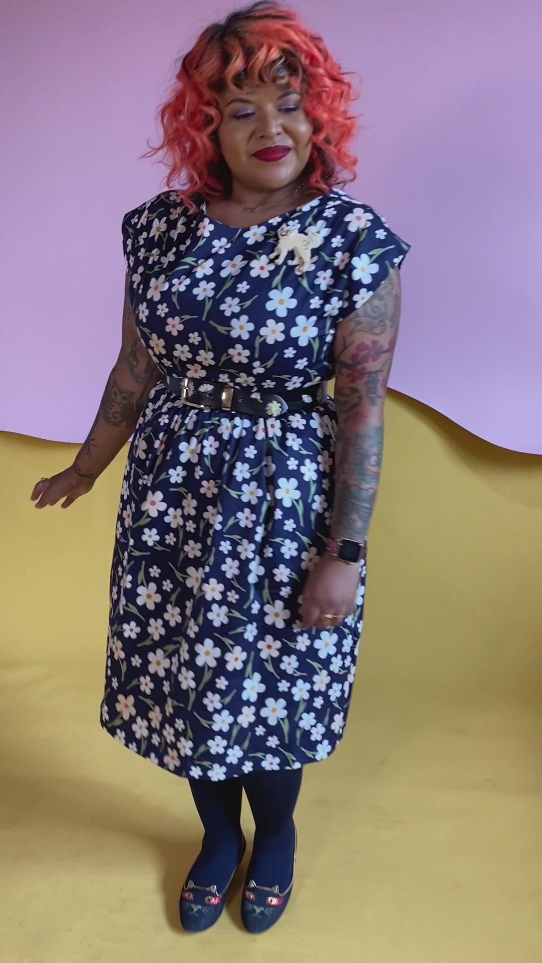 Load and play video in Gallery viewer, Immy Dress Lazy Daisy
