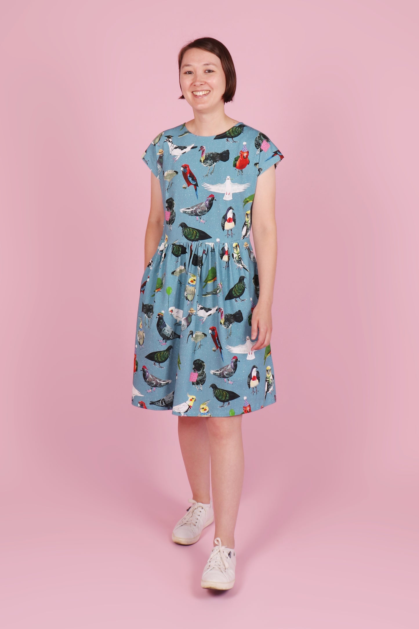 Load and play video in Gallery viewer, Edie Dress Bird Party
