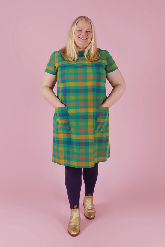 Load and play video in Gallery viewer, Penelope Dress Nikon Plaid
