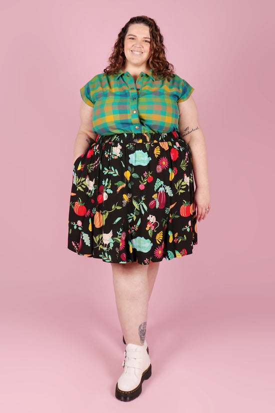 Load and play video in Gallery viewer, Gillian Skirt Veggie Patch
