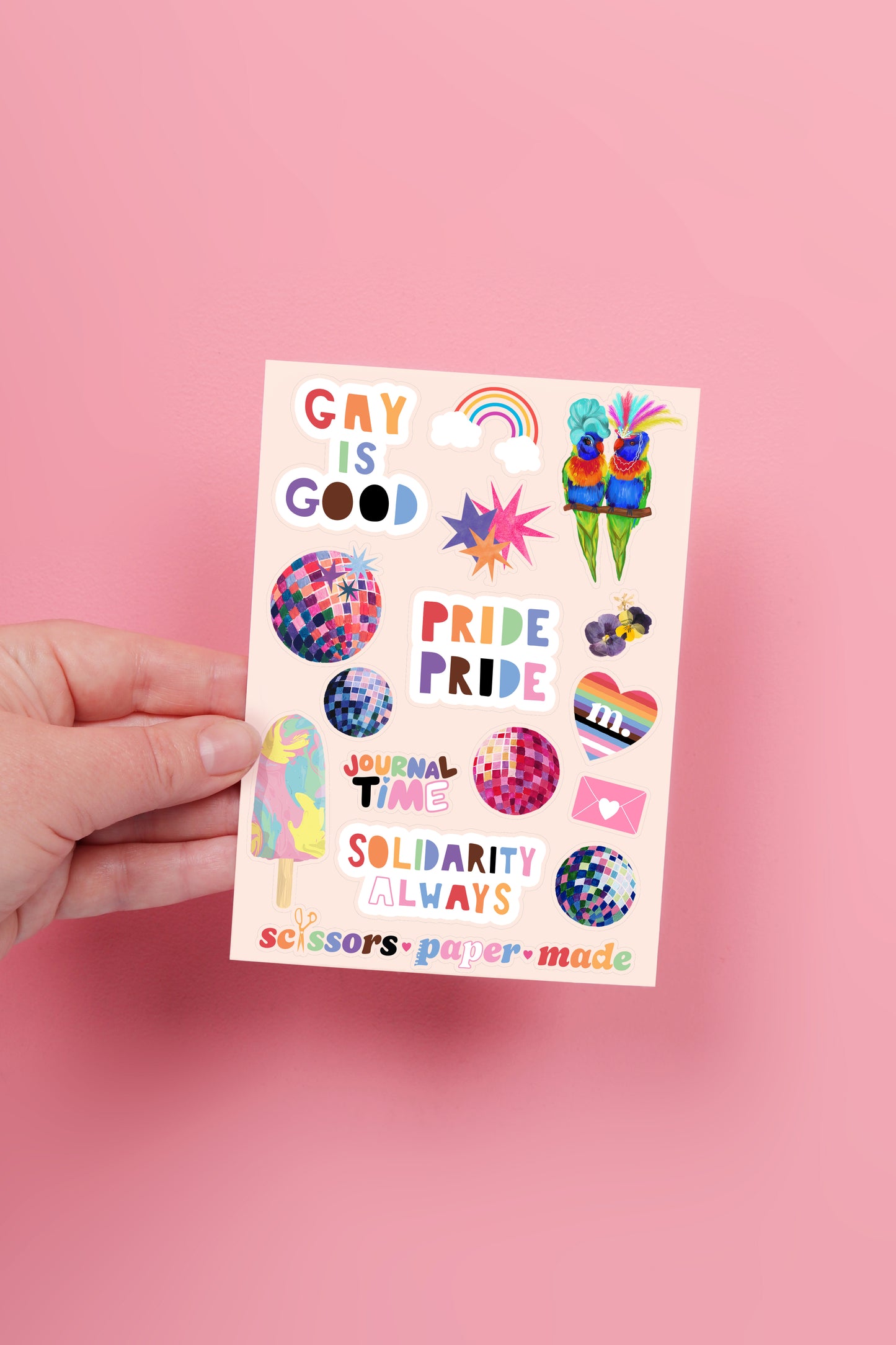 Made590 Pride Icons Sticker Sheet