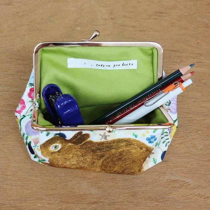 Rabbit Garden Aiko Fukawa Canvas Cosmetic Pouch