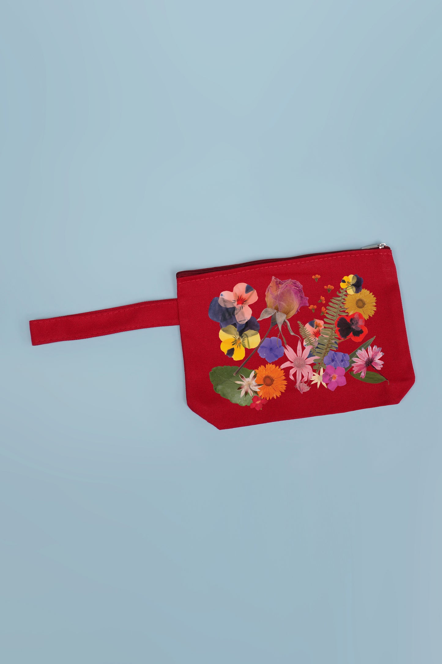 Botanist Zip Purse Red