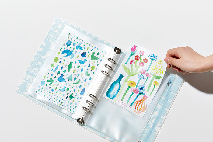 Otona Sticker File Binder Refills 6 hole card size