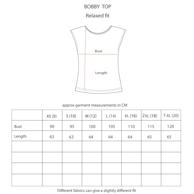 Bobby Top - Checkers Print in Cerise & Navy