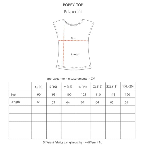 Bobby Top - Checkers Print in Cerise & Navy