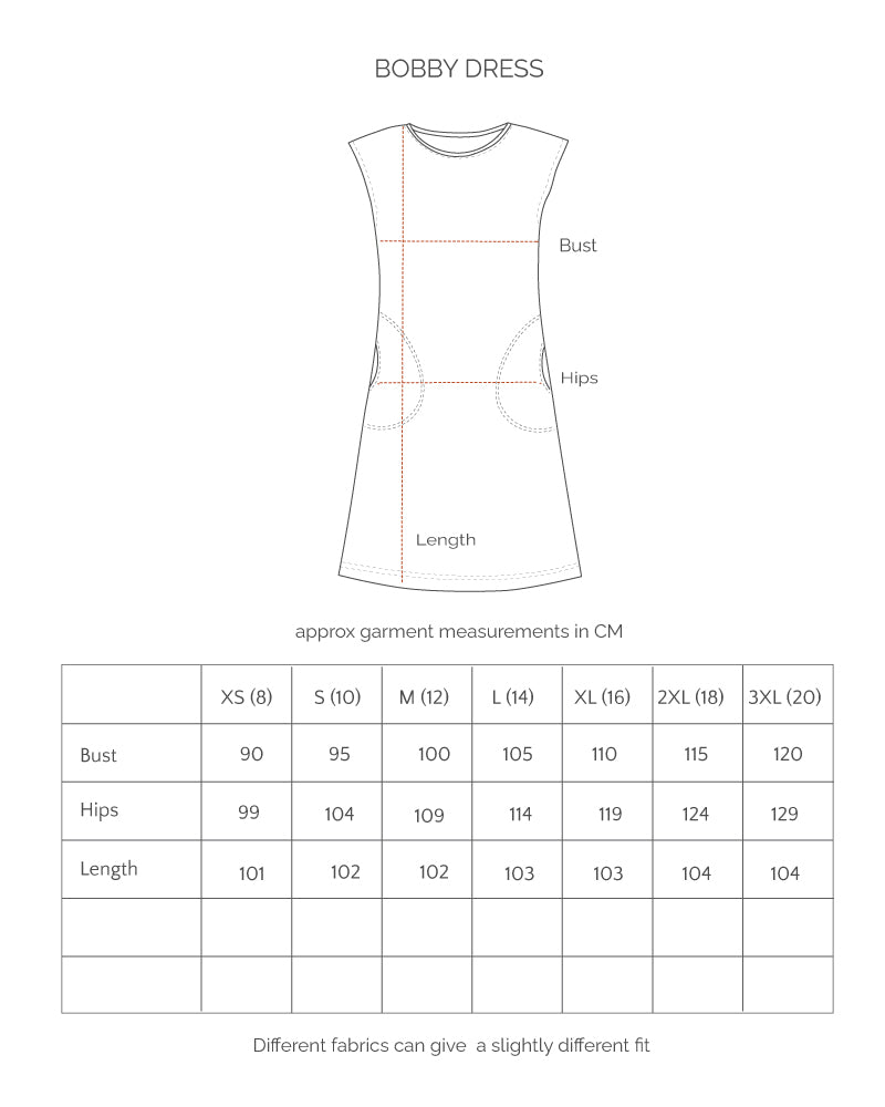 Bobby Dress - Summer Flowers in Black