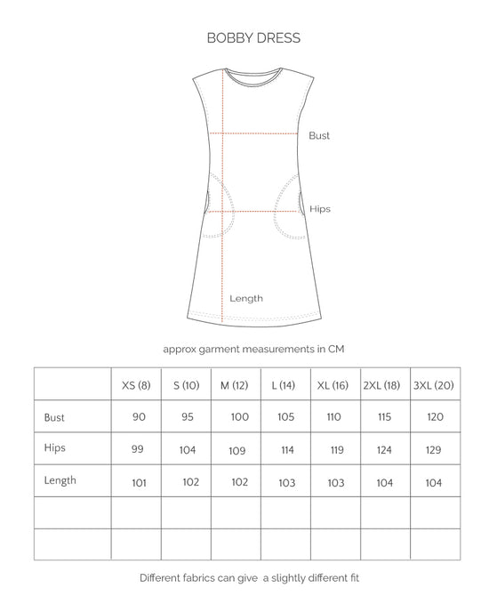 Bobby Dress - Summer Flowers in Black