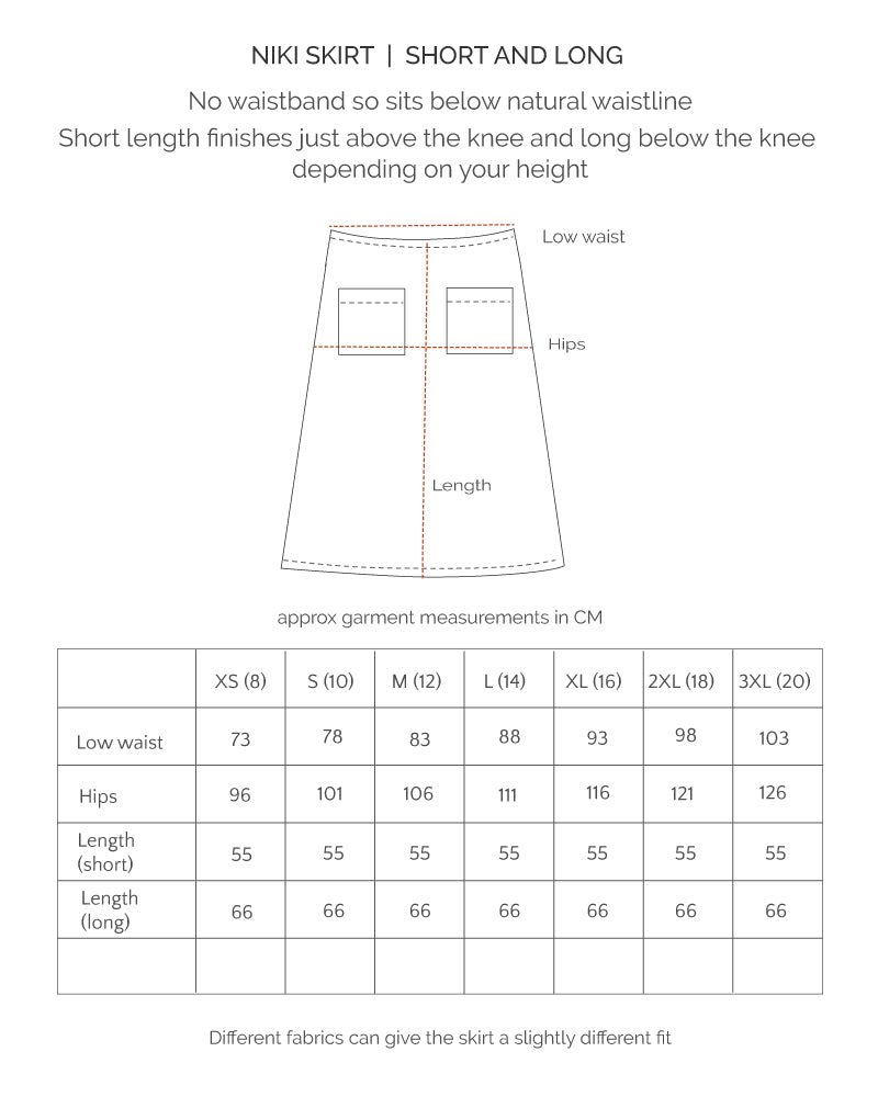 Niki Short Skirt Denim