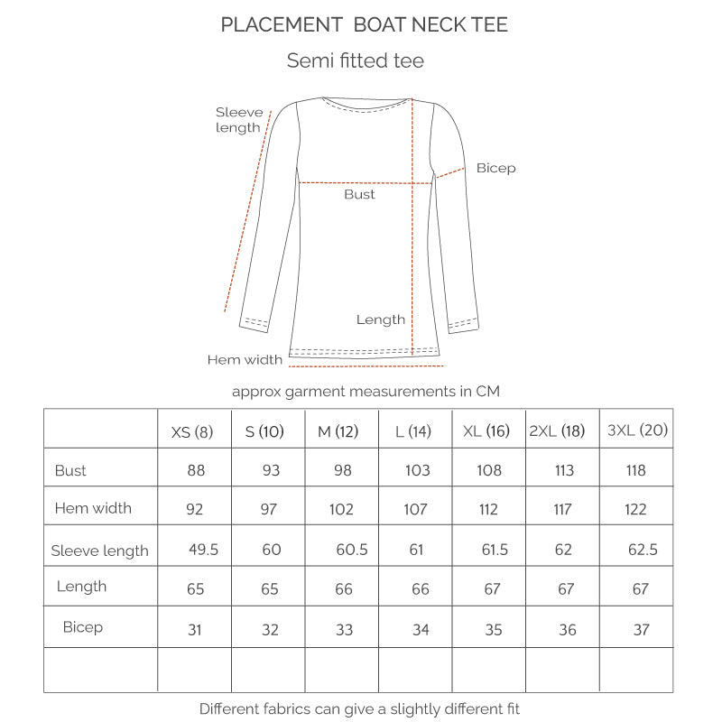 Boatneck Tee - Mikko Metallic Bronze on Navy