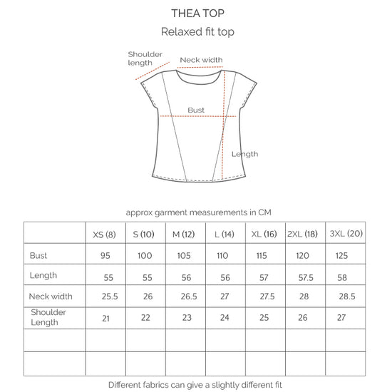 Thea Top - Plain Black