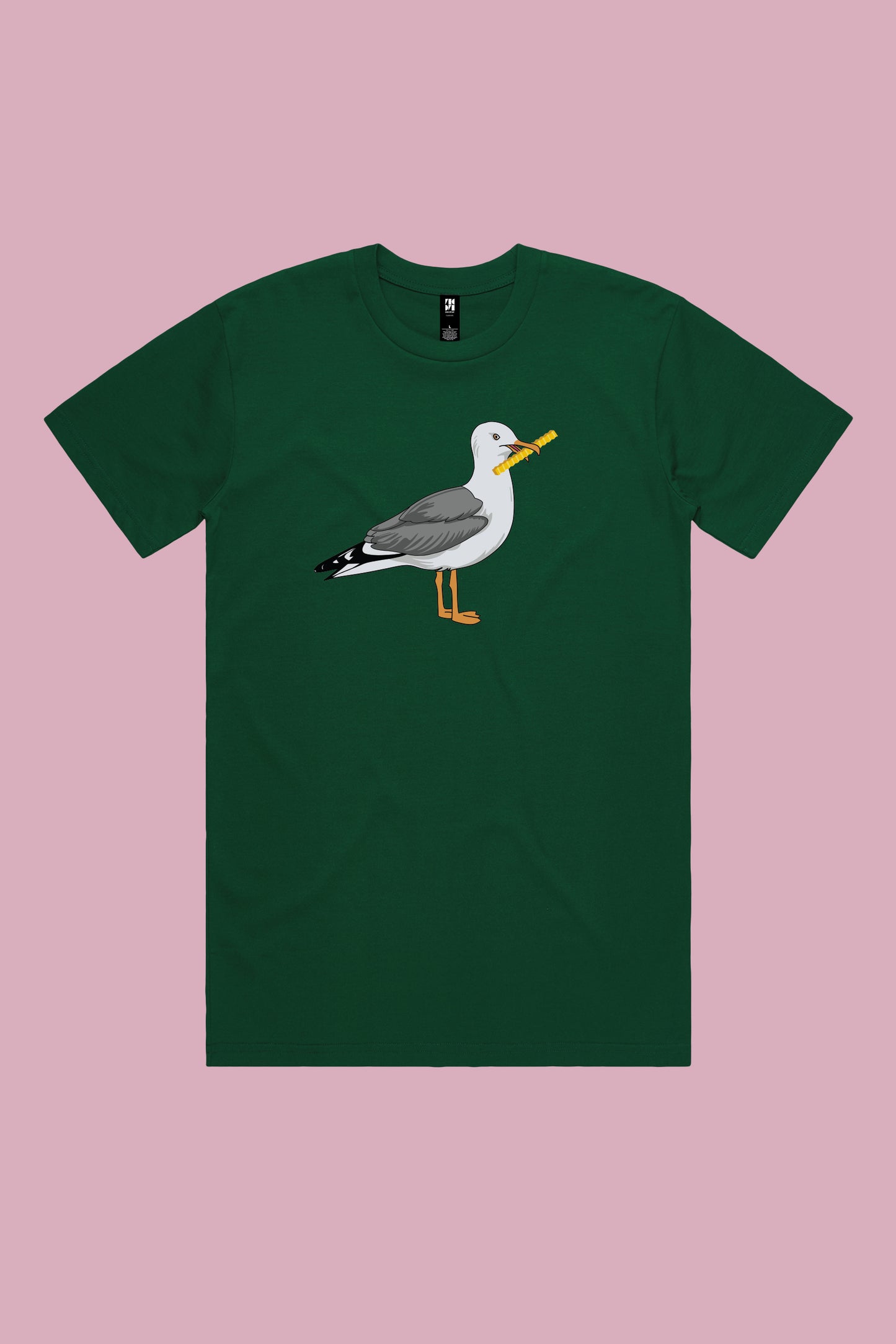 Seymour the Seagull Tee Emerald