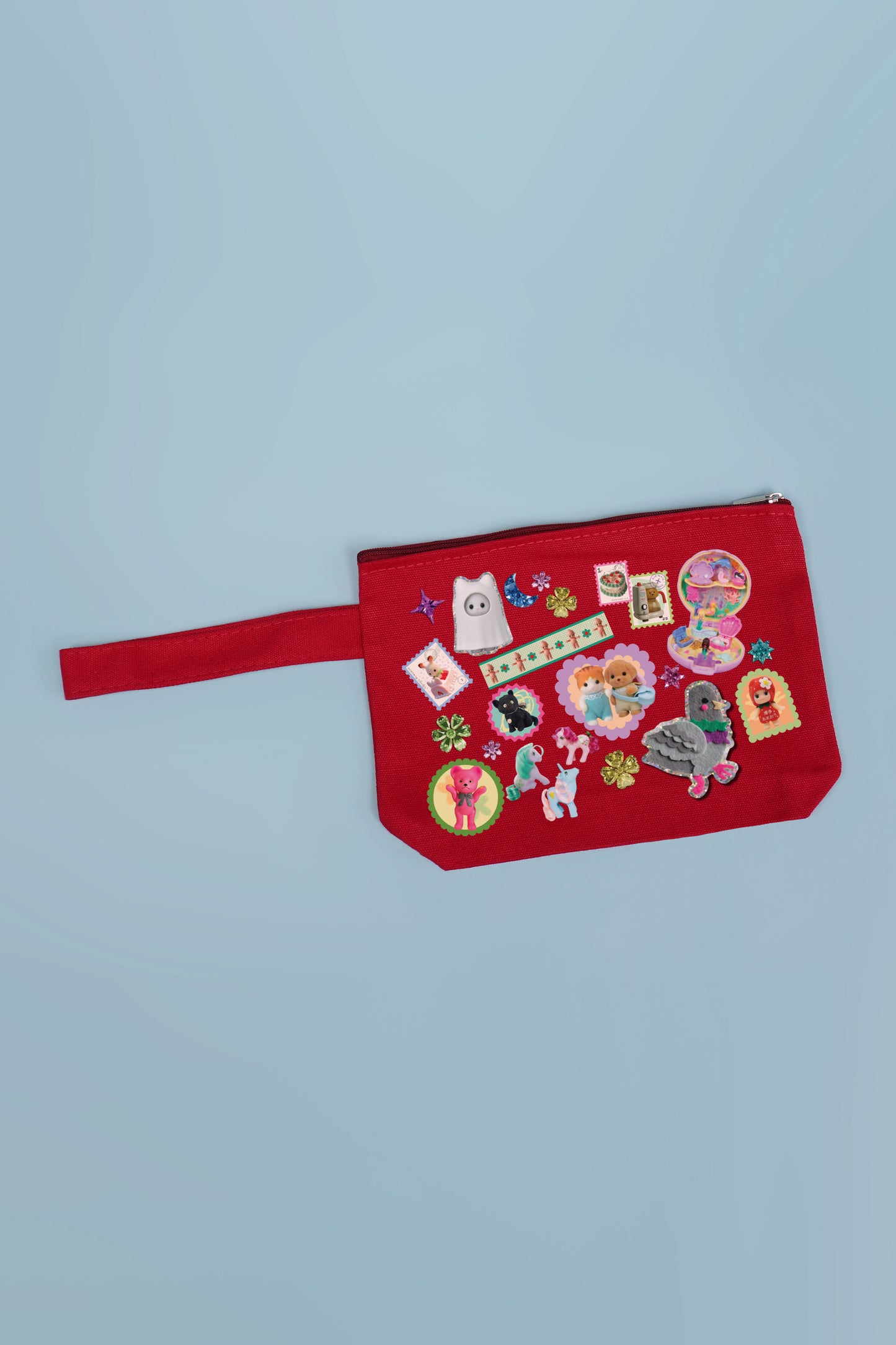 Shellflower x Made590 Zip Purse Red