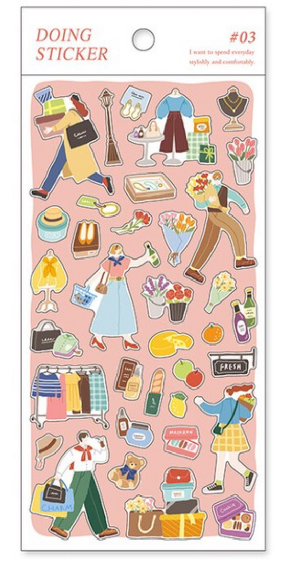 Mind Wave Stickers Doing Shopping