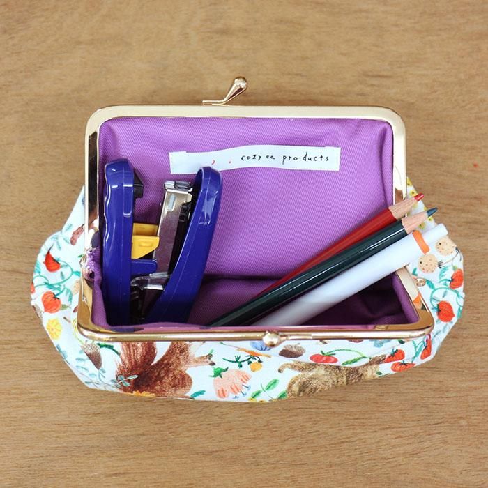 Squirrel Garden Aiko Fukawa Canvas Cosmetic Pouch