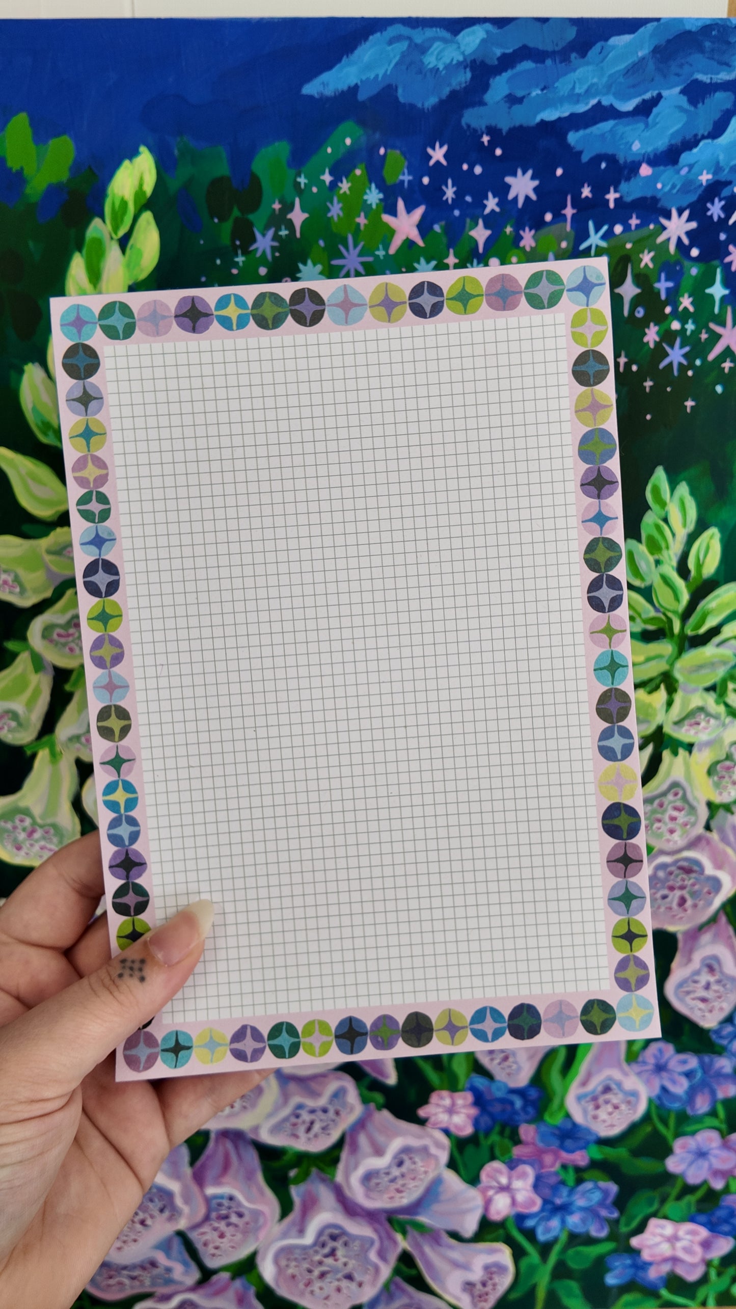 sunrise stars notepad