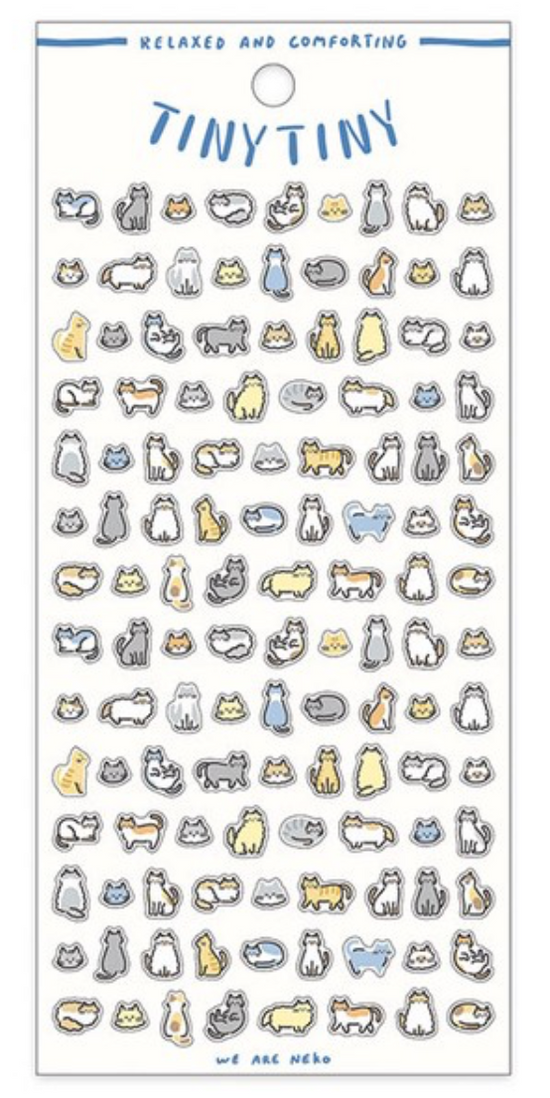 Mind Wave Stickers Tiny Neko Cats