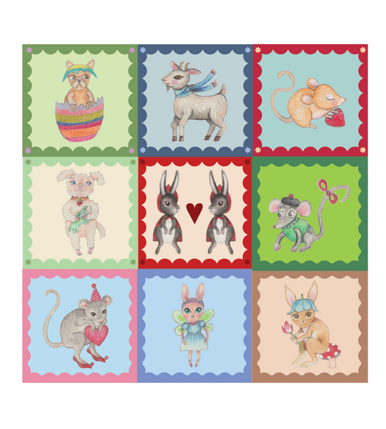 SBR Mixed Washi Small Friends