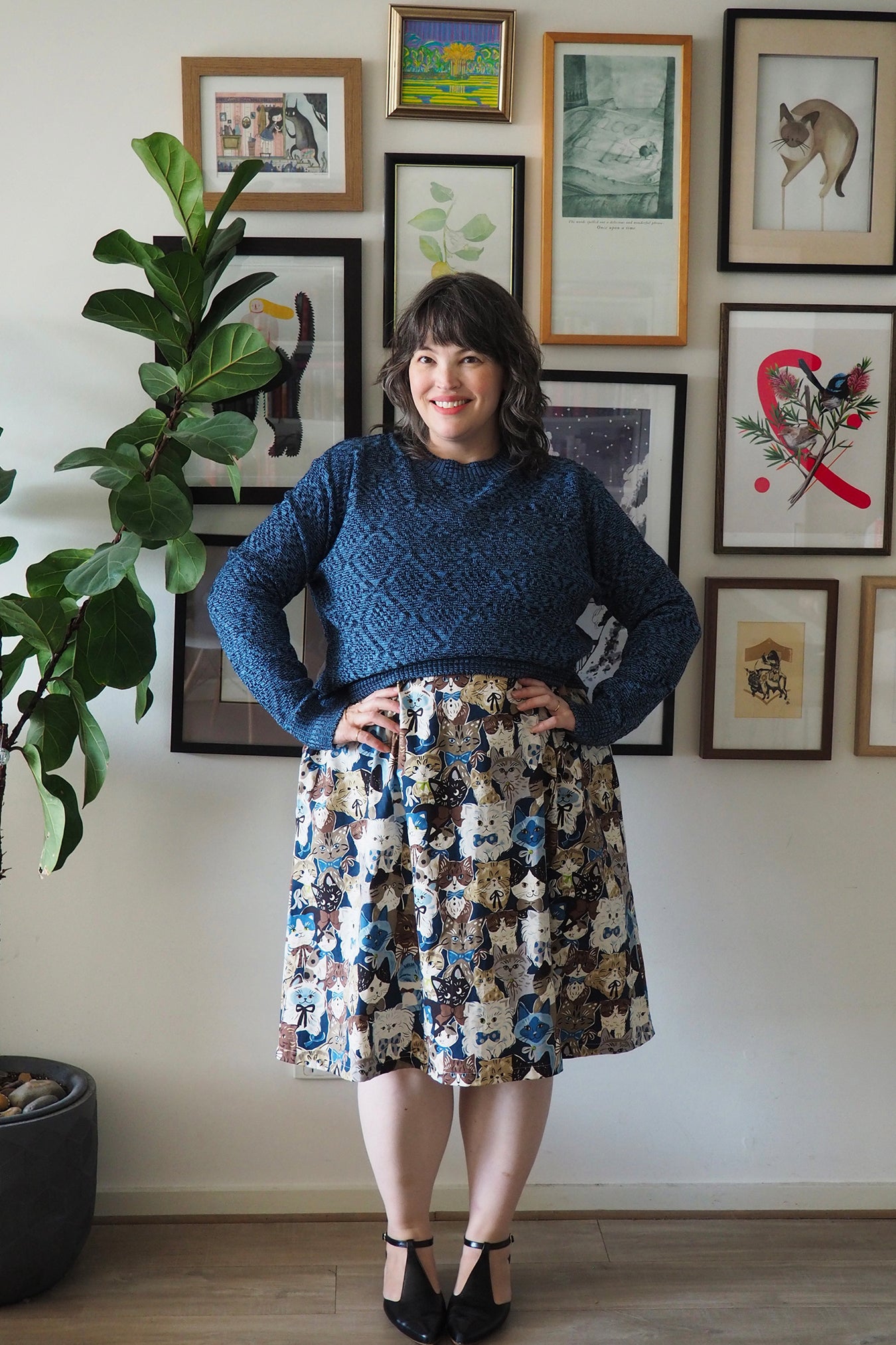 July Jumper Marble Sea