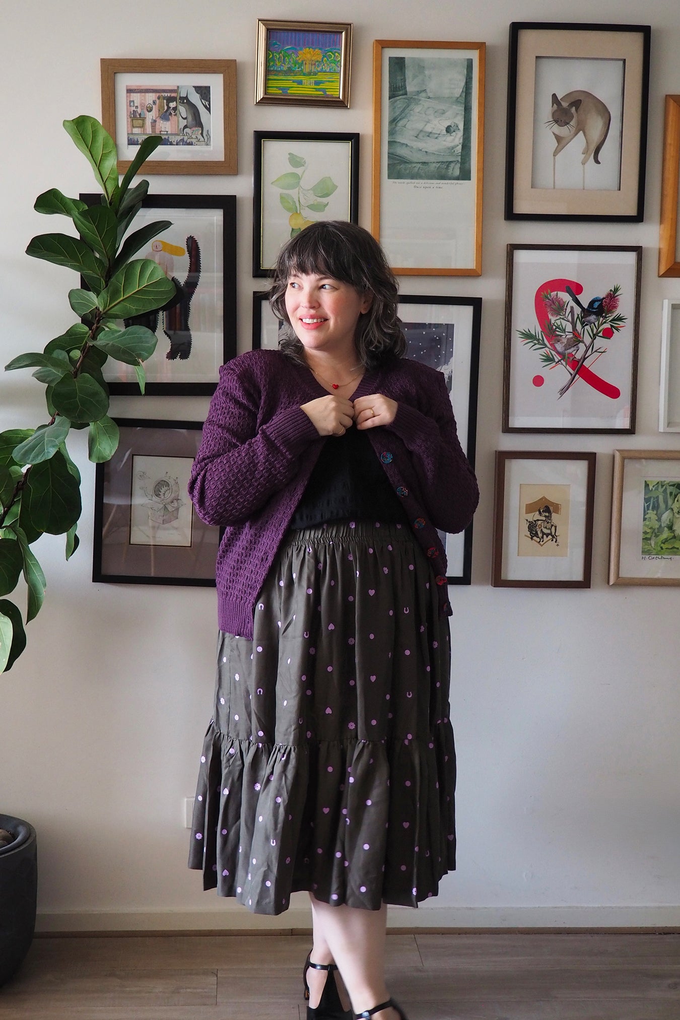 Clementine Cardie Purple Heart